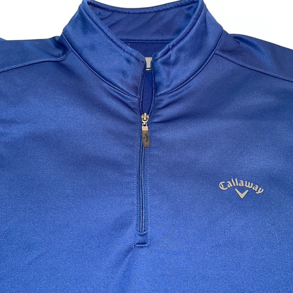 Callaway Other - Callaway Mens Long Sleeve 1/4 Zip Blue Golf Jacket Size Large